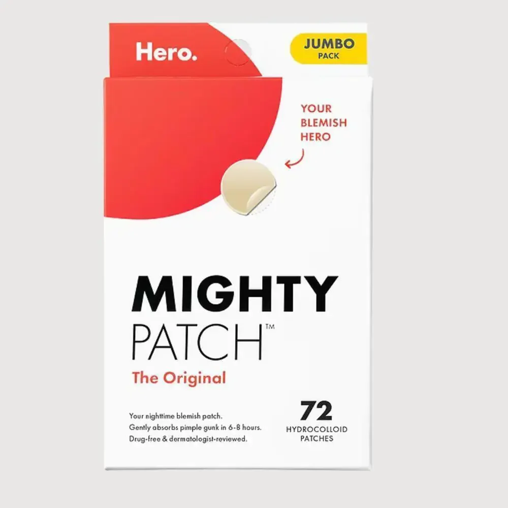 Hero Mighty Patch Original 72 Count (2 Pack) Acne Pimple Patches NEW